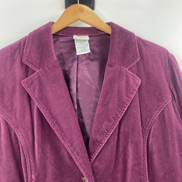 White Stag plum Valour  blazer jacket button front two pockets extra large - Picture 2 of 13